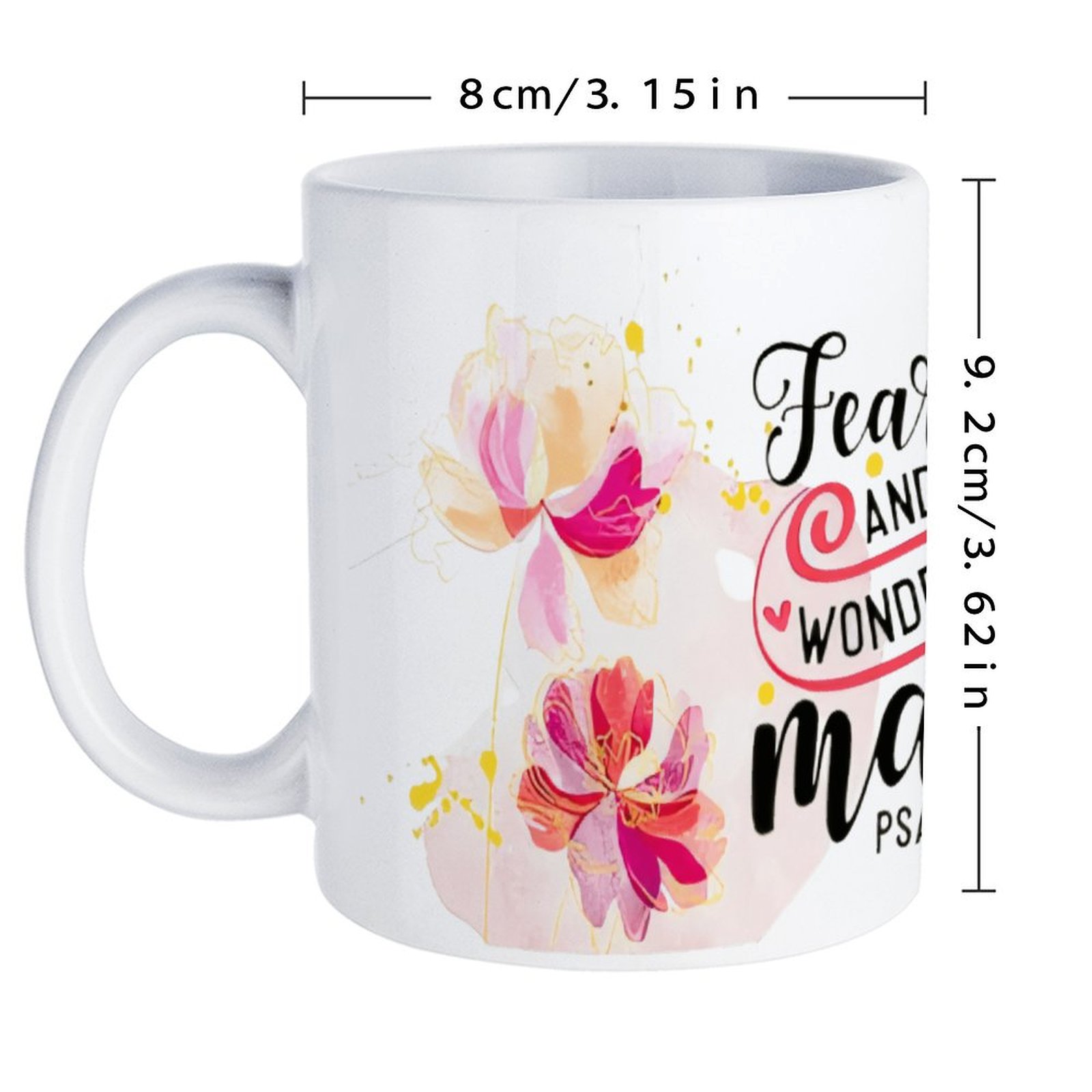Fearfully And Wonderfully Made – обзор и цена Sublimation Mug White