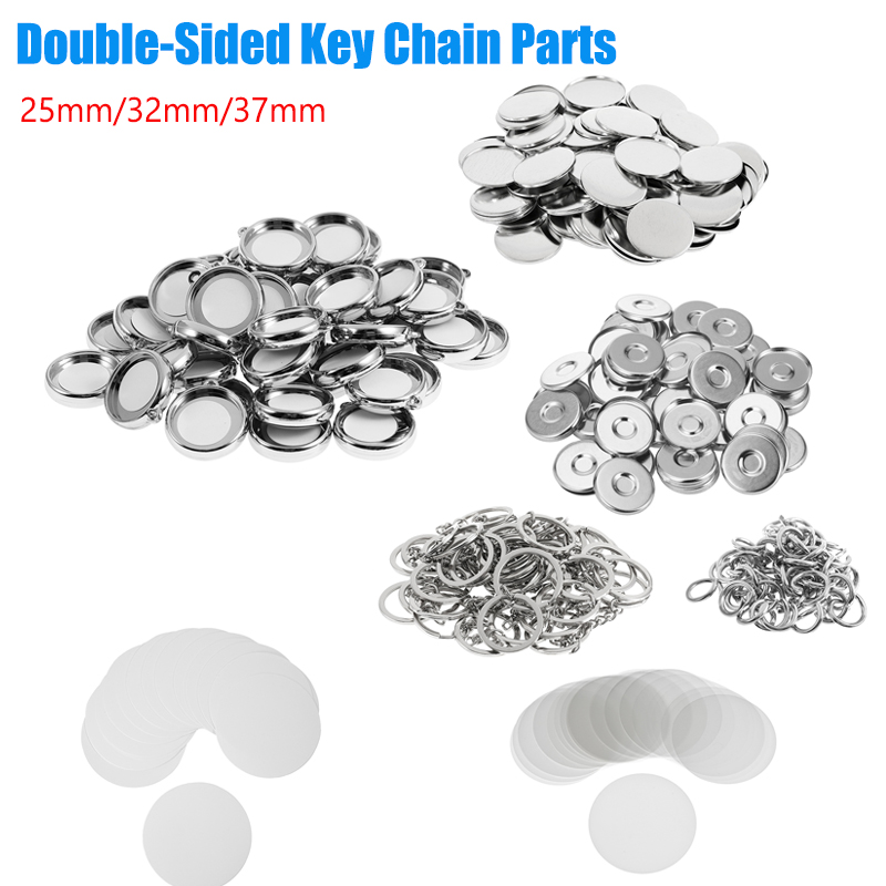 50Pcs/Set DIY Double-Side Key  – обзор и цена Button Badge Blank