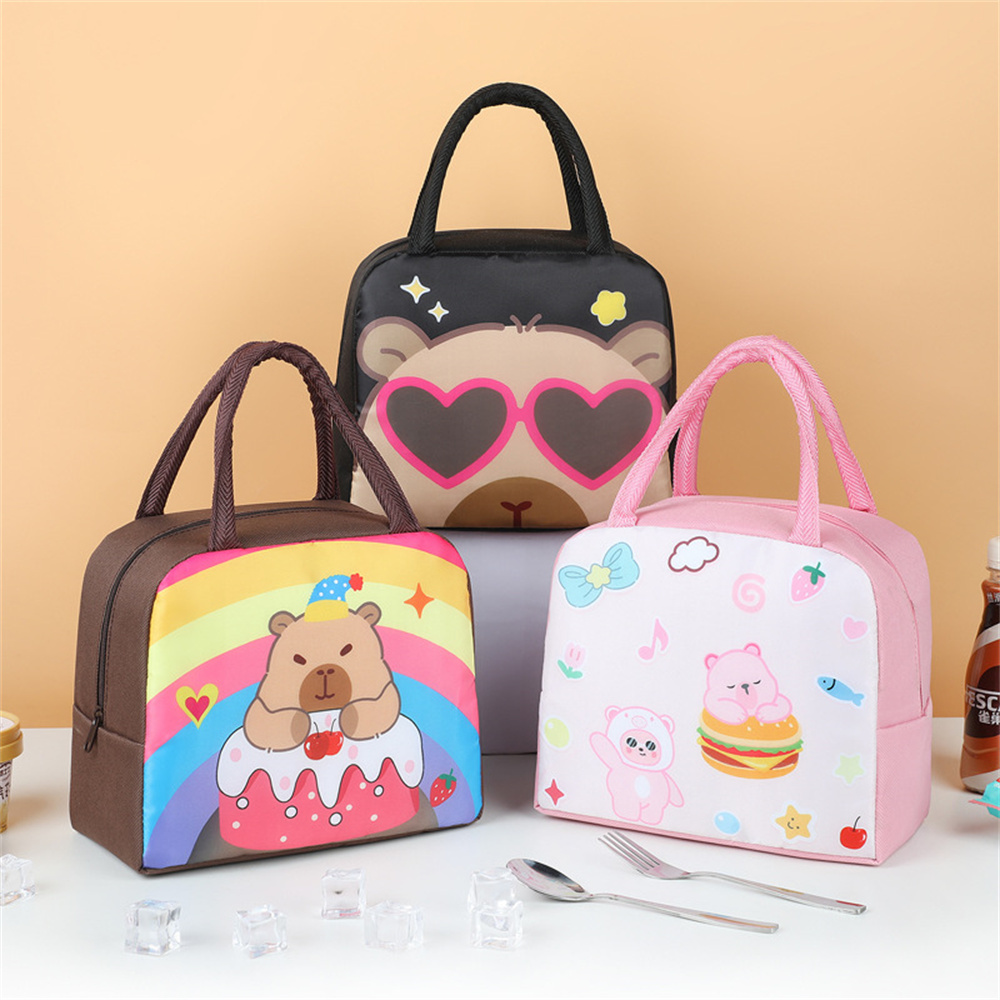 Cartoon Capybara Lunch Bag Ins – обзор и цена Tote Bag Sublimation