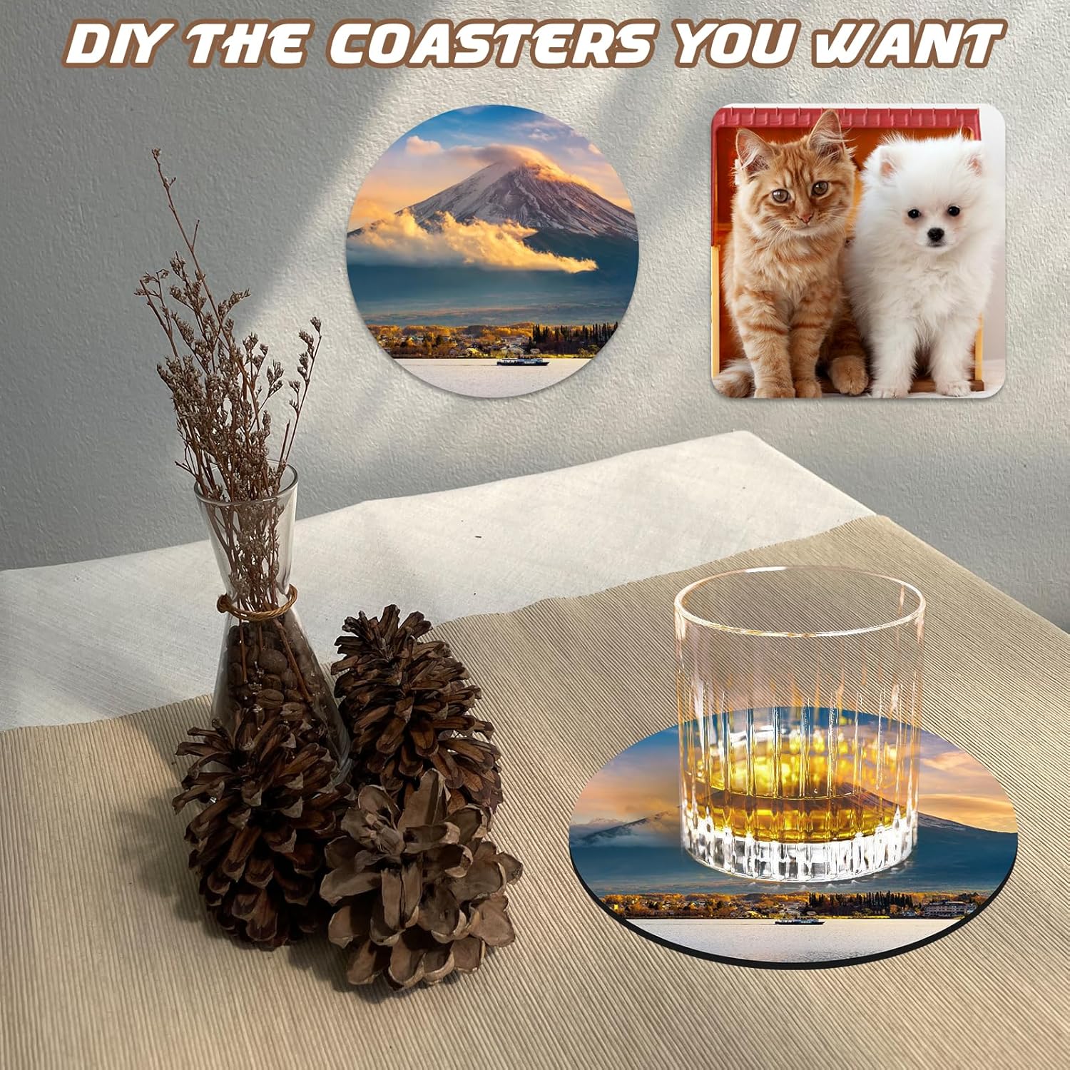 10 Pcs Sublimation Coasters Bl – обзор и цена Coaster Sublimation Blank