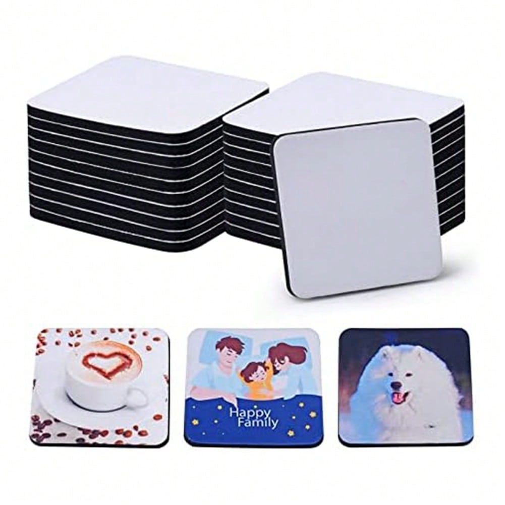 1PCS Square Sublimation Blanks – обзор и цена Coaster Sublimation Blank