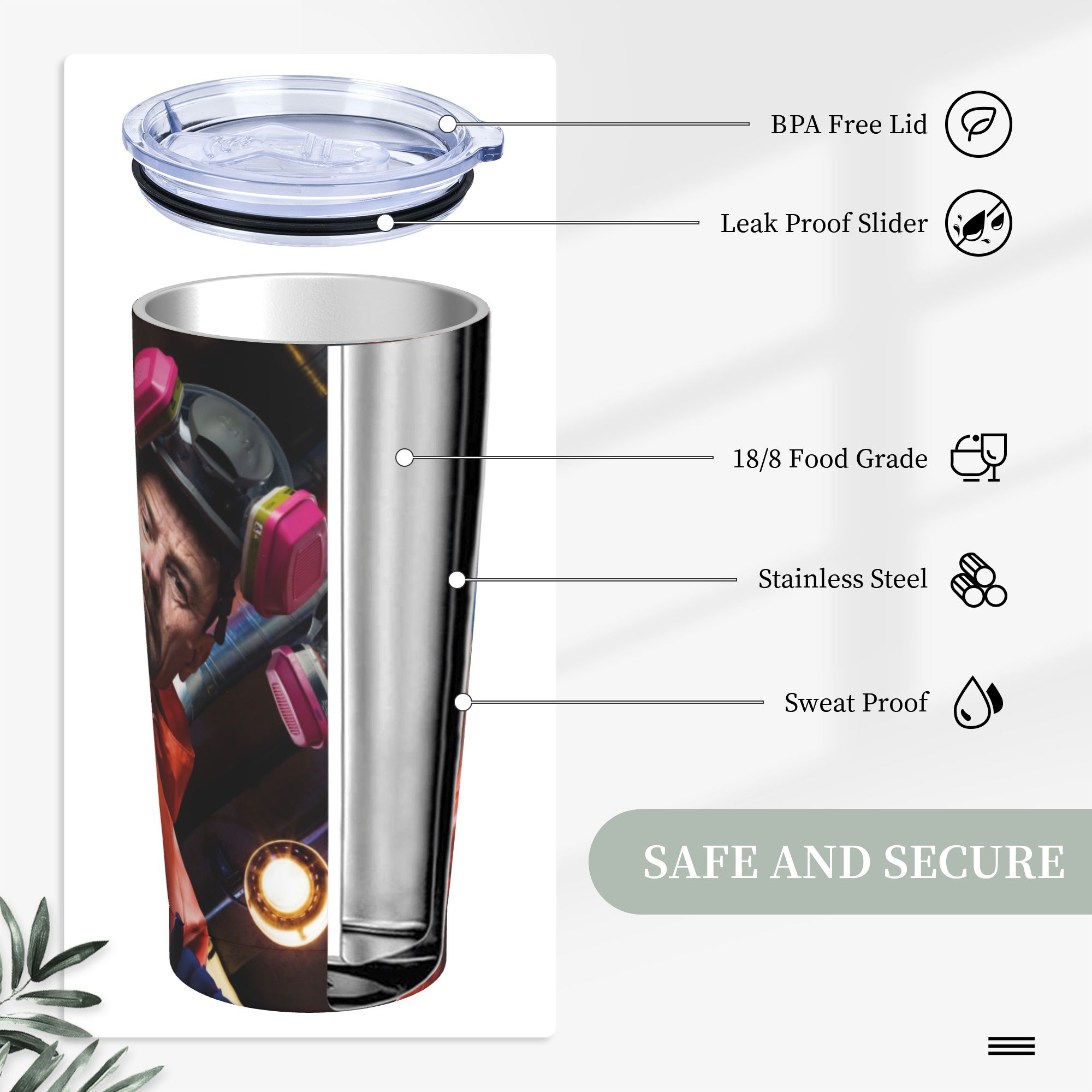 Walter White Pinkman Tumbler V – обзор и цена Tumbler 20Oz White