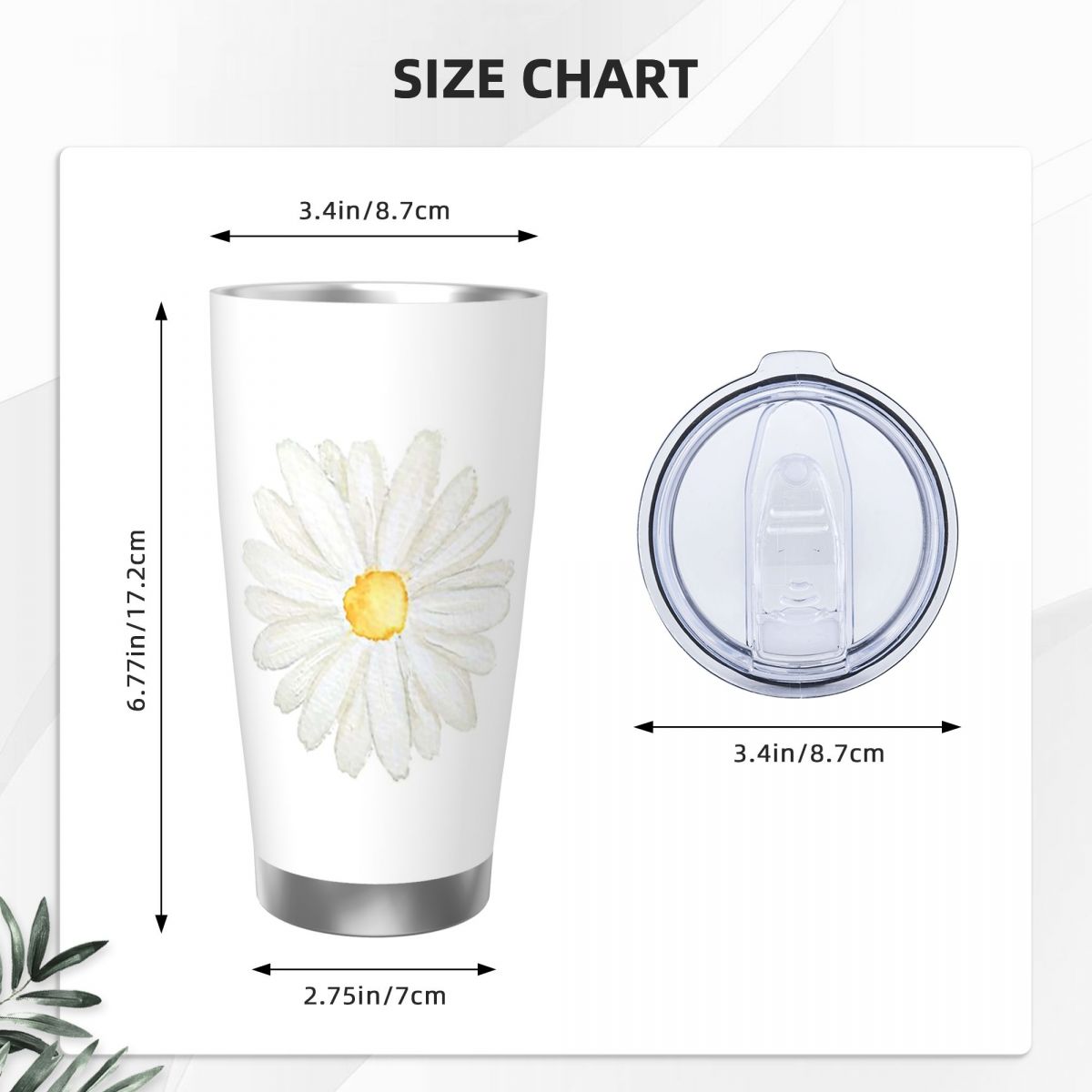 Hand Painted One Little White  – обзор и цена Tumbler 20Oz White