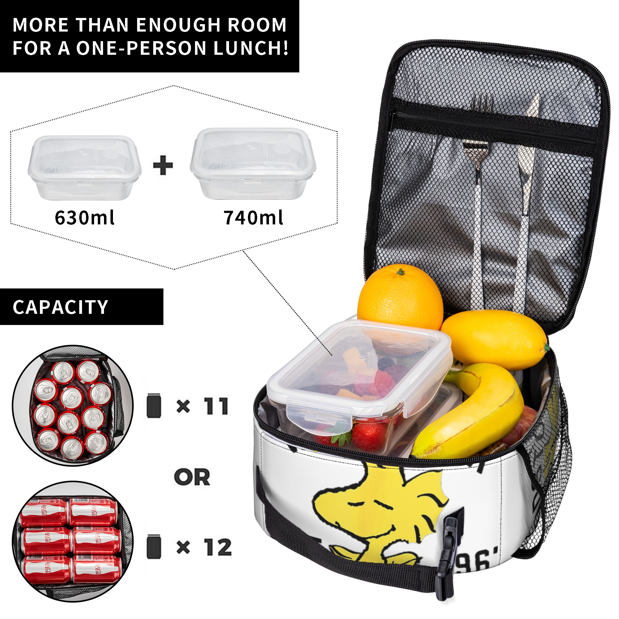 Peanuts Woodstock Snoopy Insul – обзор и цена Tote Bag Sublimation