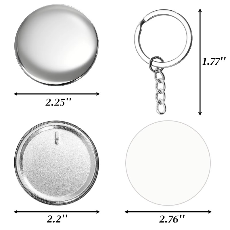 100 Sets 58 Mm/ 44 Mm Button M – обзор и цена Button Badge Blank