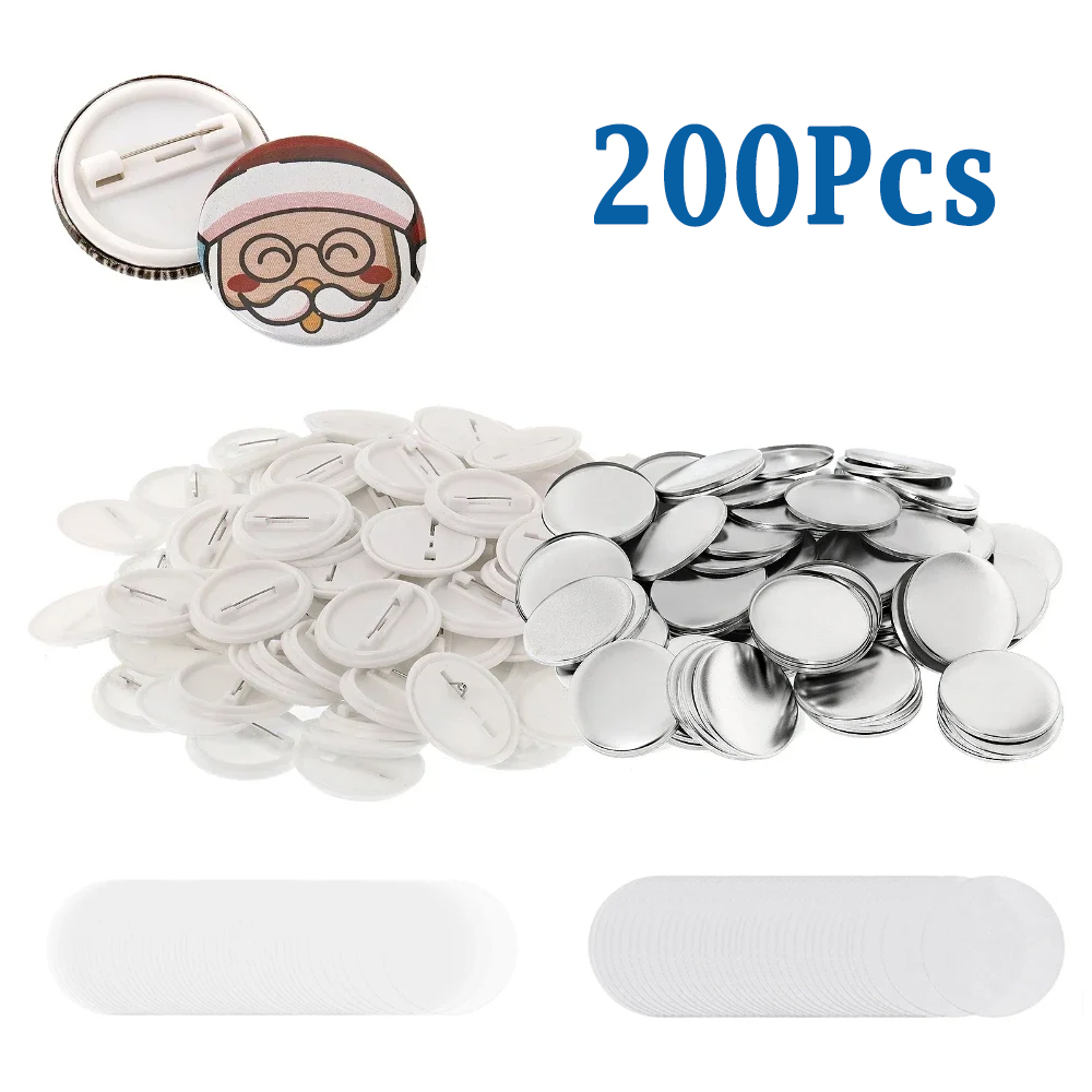 200pcs DIY Round Badge Making  – обзор и цена Button Badge Blank