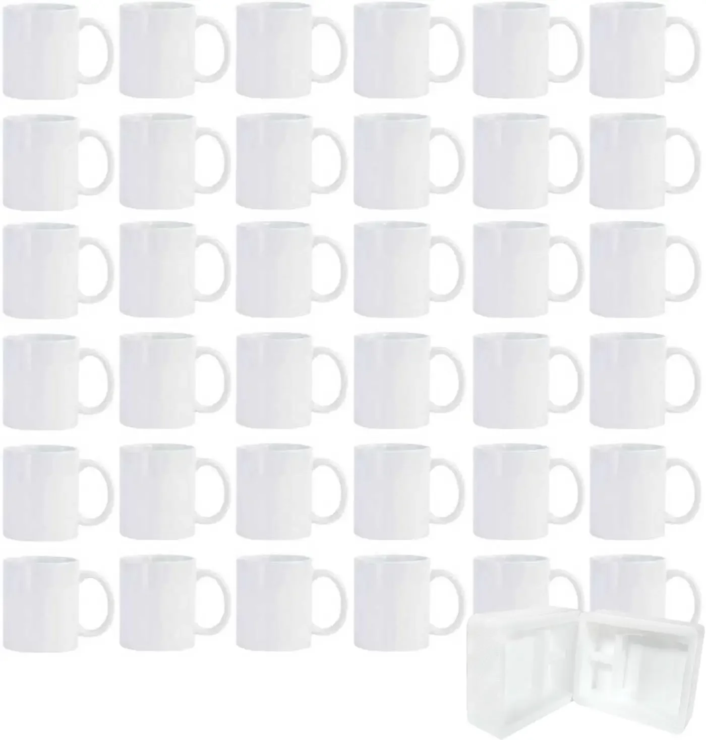36pcs Sublimation Mugs, 11oz W – обзор и цена Sublimation Mug White
