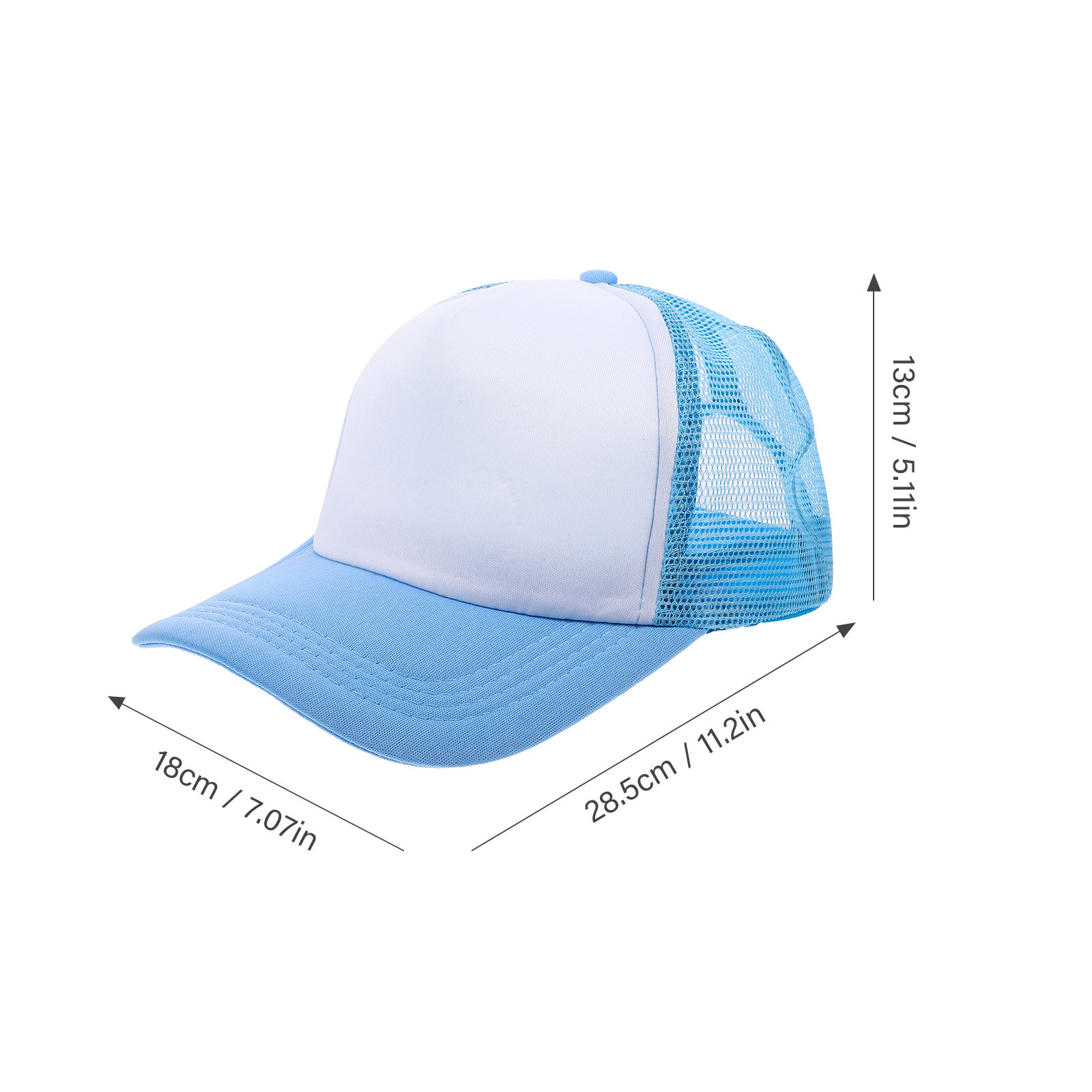 10Pcs Blank Baseball Hats Mesh – обзор и цена Hat Sublimation Blank