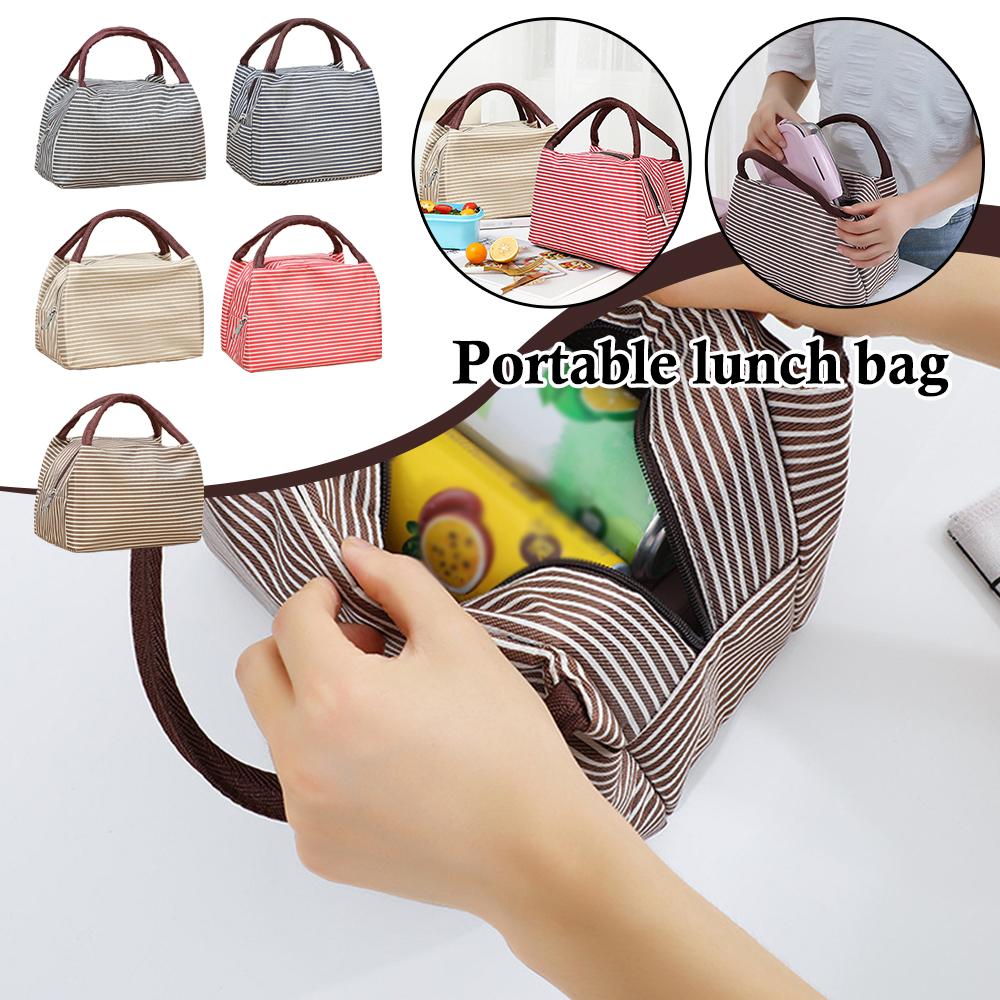 Striped Insulated Lunch Bag Po – обзор и цена Tote Bag Sublimation
