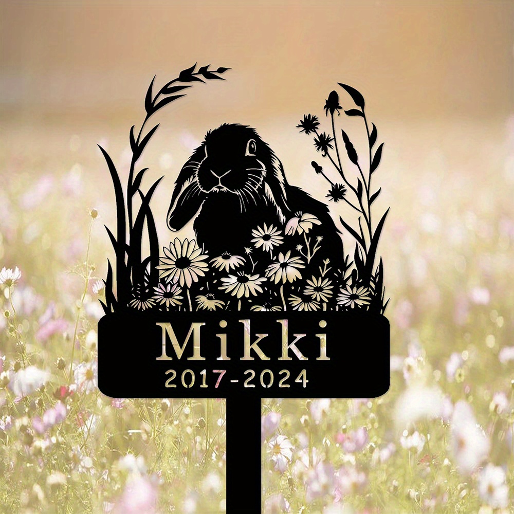 Custom Lop-Eared Rabbit Memori – обзор и цена Yard Sign Blank