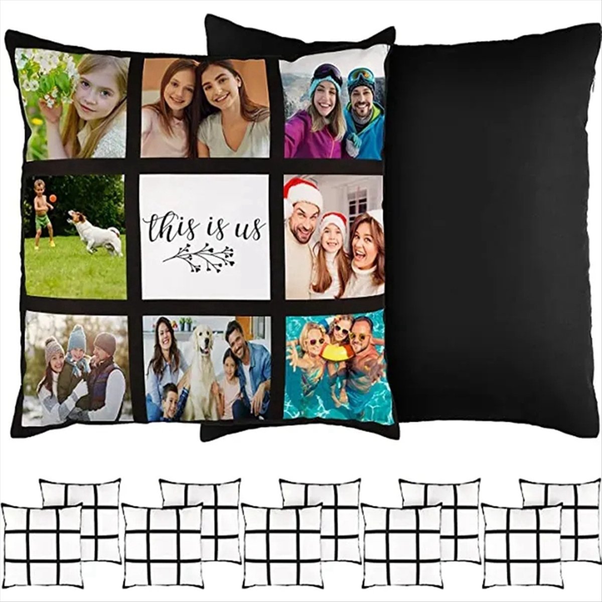 ABNH 6Pcs Sublimation Blank Pa – обзор и цена Pillow Cover Sublimation