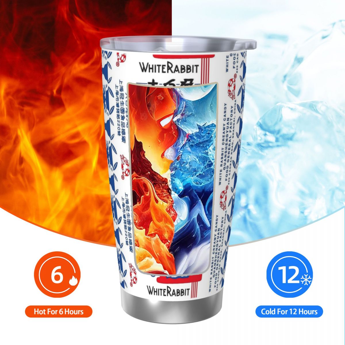 White Rabbit Candy Stainless S – обзор и цена Tumbler 20Oz White