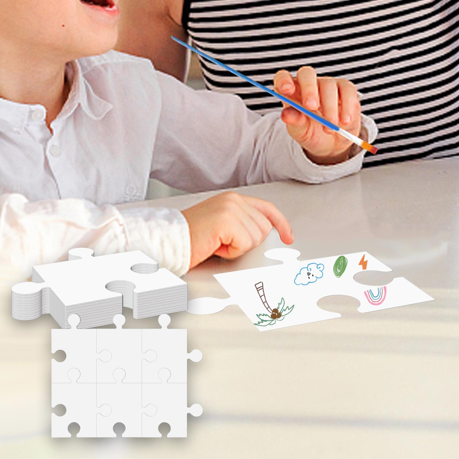 White Cardboard Blank Jigsaw P – обзор и цена Puzzle Blank White