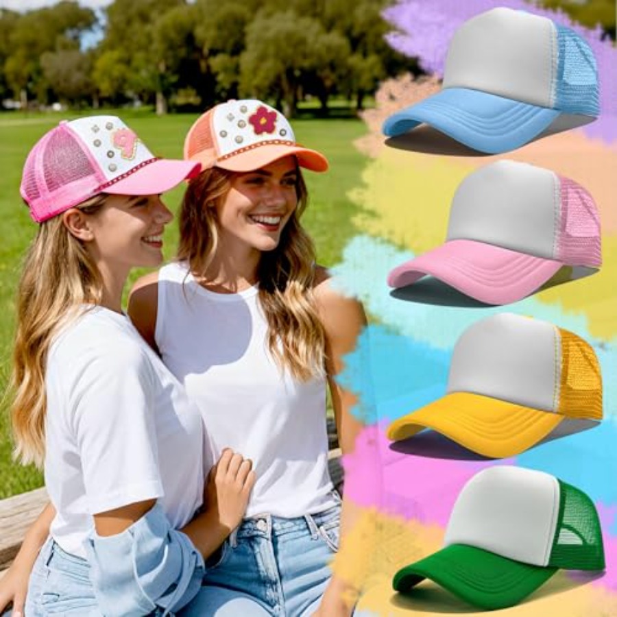 10 Pack Blank Trucker Hats DIY – обзор и цена Hat Sublimation Blank