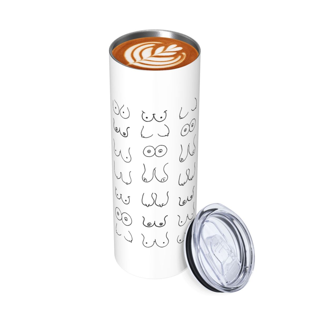 Black And White Tits Drawing S – обзор и цена Tumbler 20Oz White
