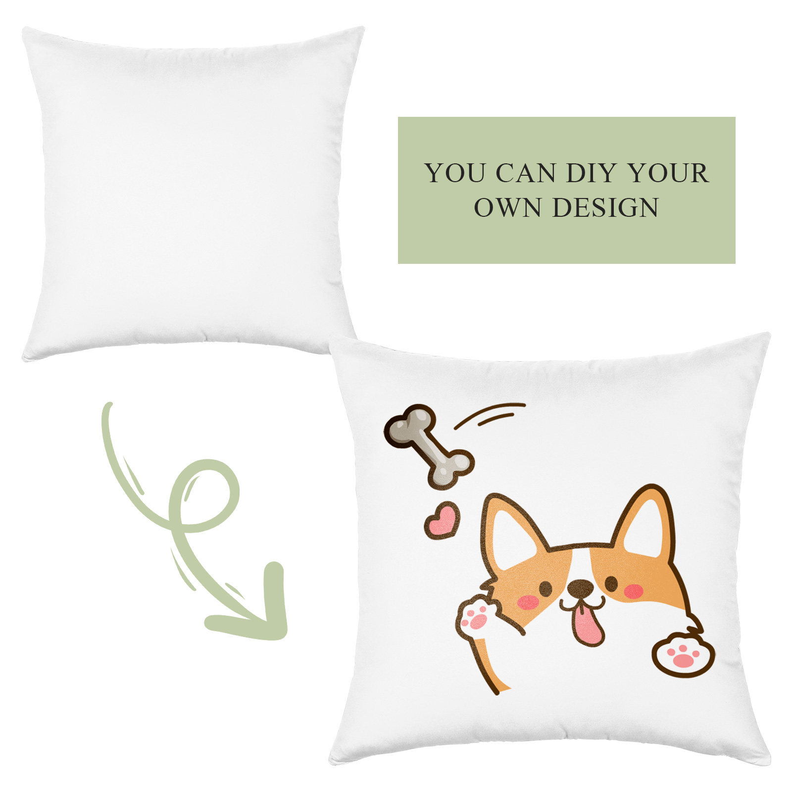 4Pcs Sublimation Pillow Cases  – обзор и цена Pillow Cover Sublimation