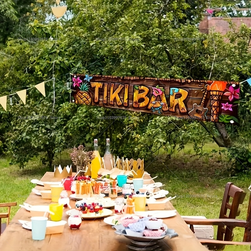 Tiki Bar Banner Tropical Hawai – обзор и цена Yard Sign Blank