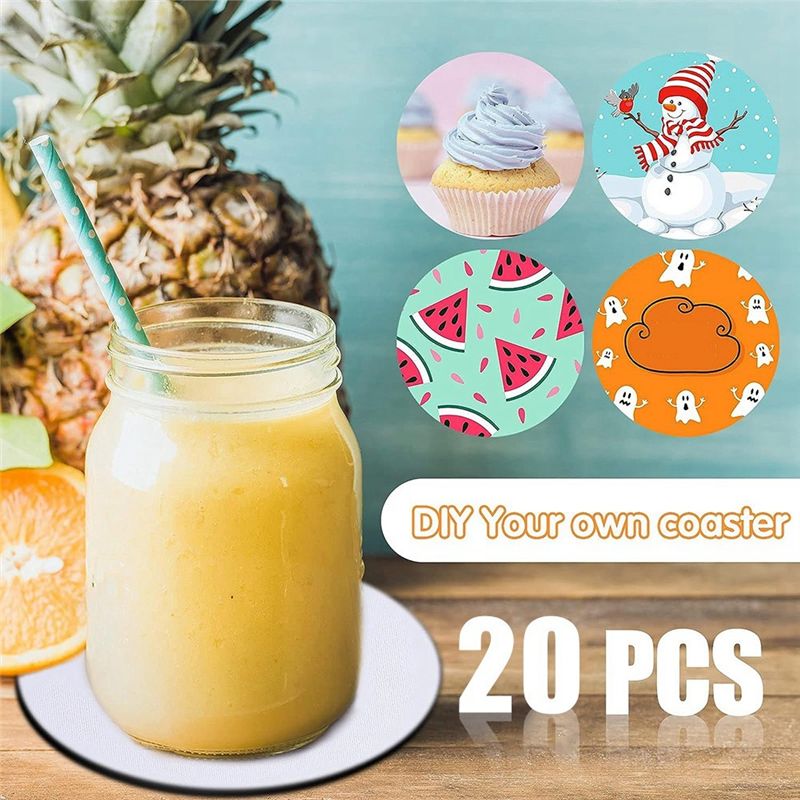 AB46-Sublimation Blank Coaster – обзор и цена Coaster Sublimation Blank