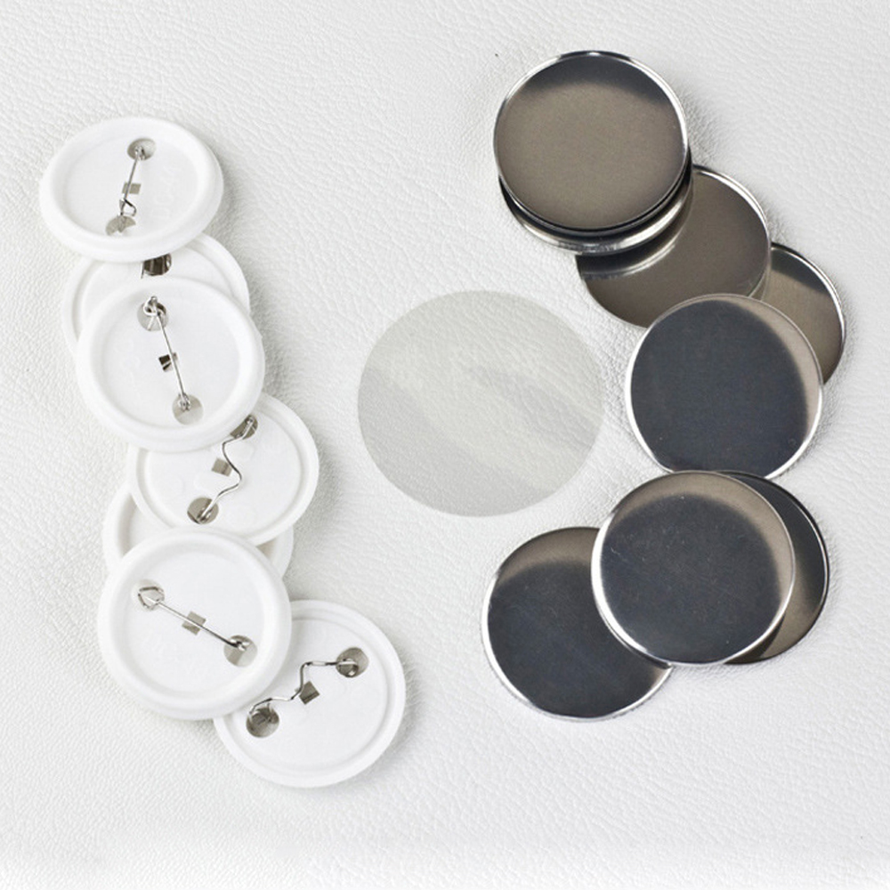 100Pcs/set Plastic Blank Badge – обзор и цена Button Badge Blank