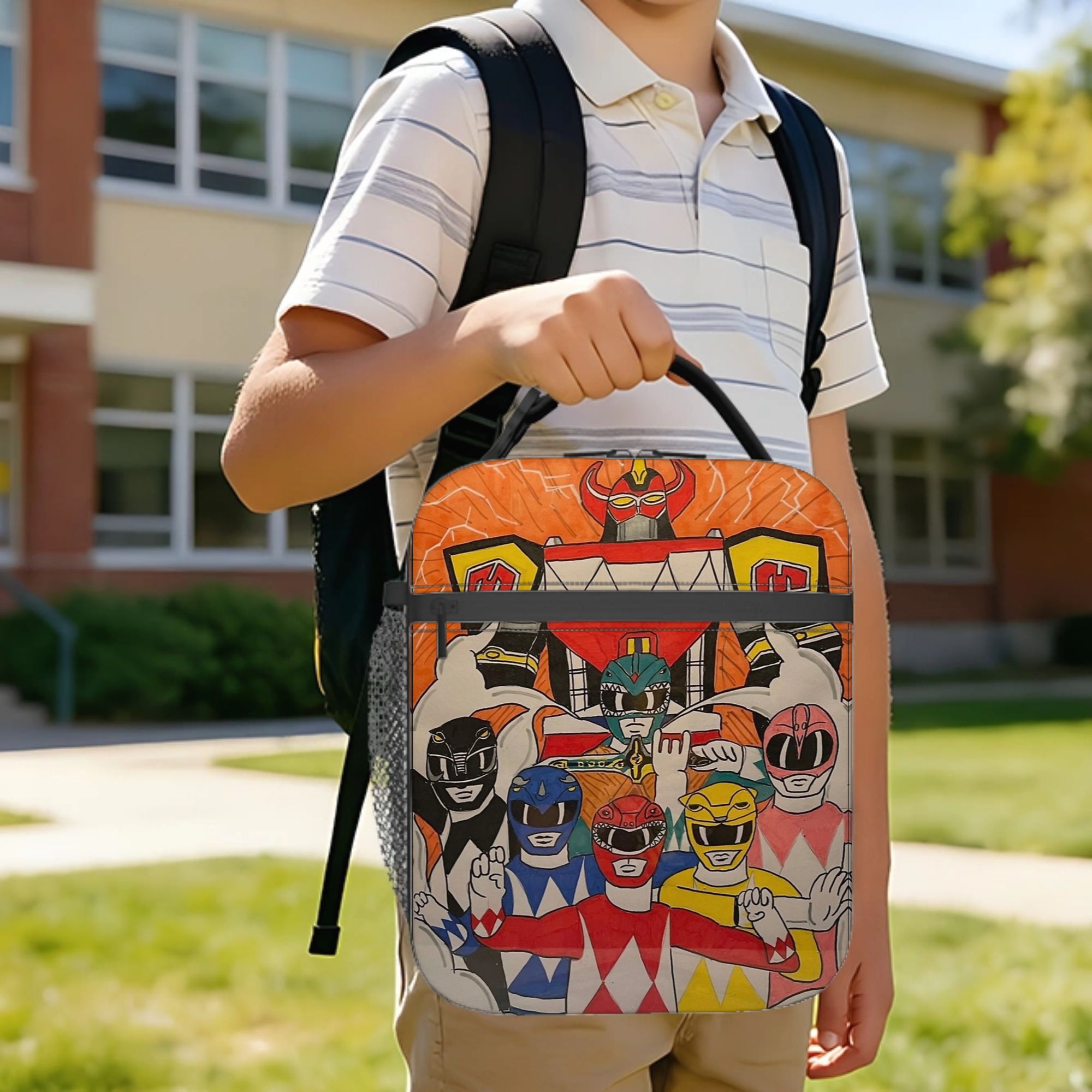 Power Rangers and Megazord Art – обзор и цена Tote Bag Sublimation