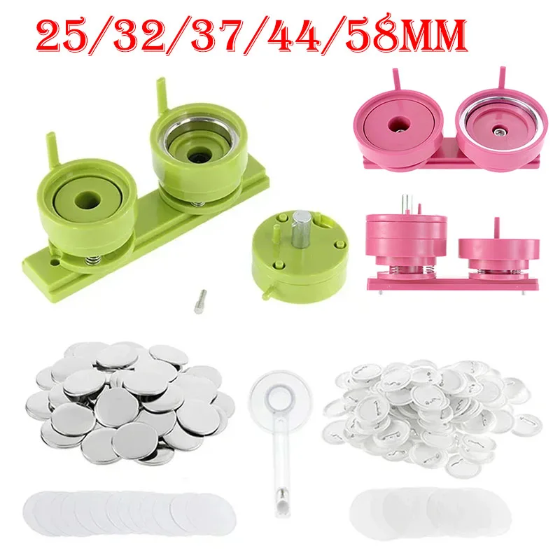 100Sets 25/32/37/44/58mm Badge – обзор и цена Button Badge Blank