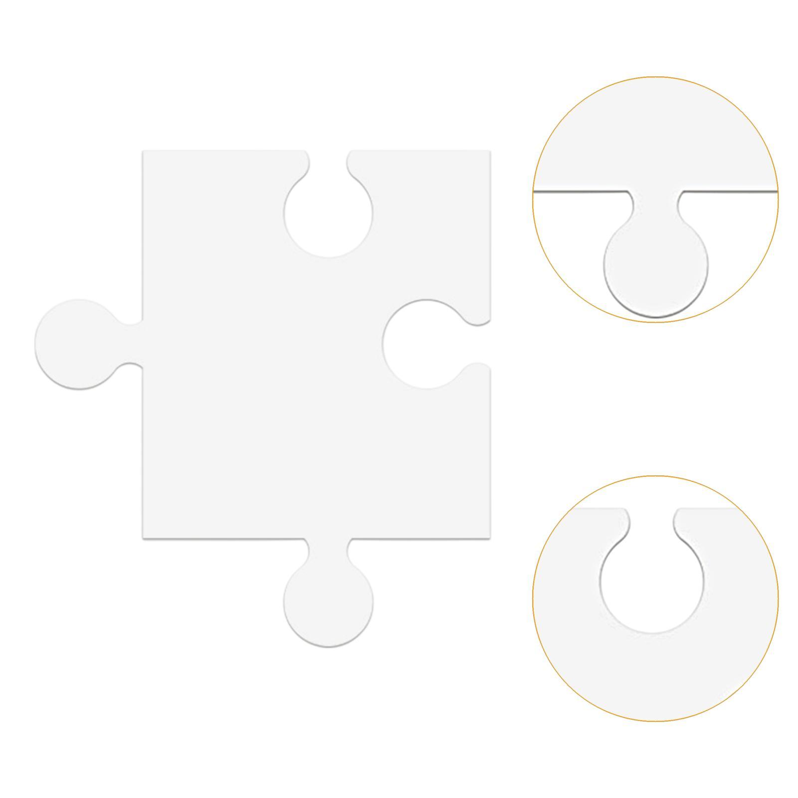 24Pcs White Cardboard Blank Ji – обзор и цена Puzzle Blank White