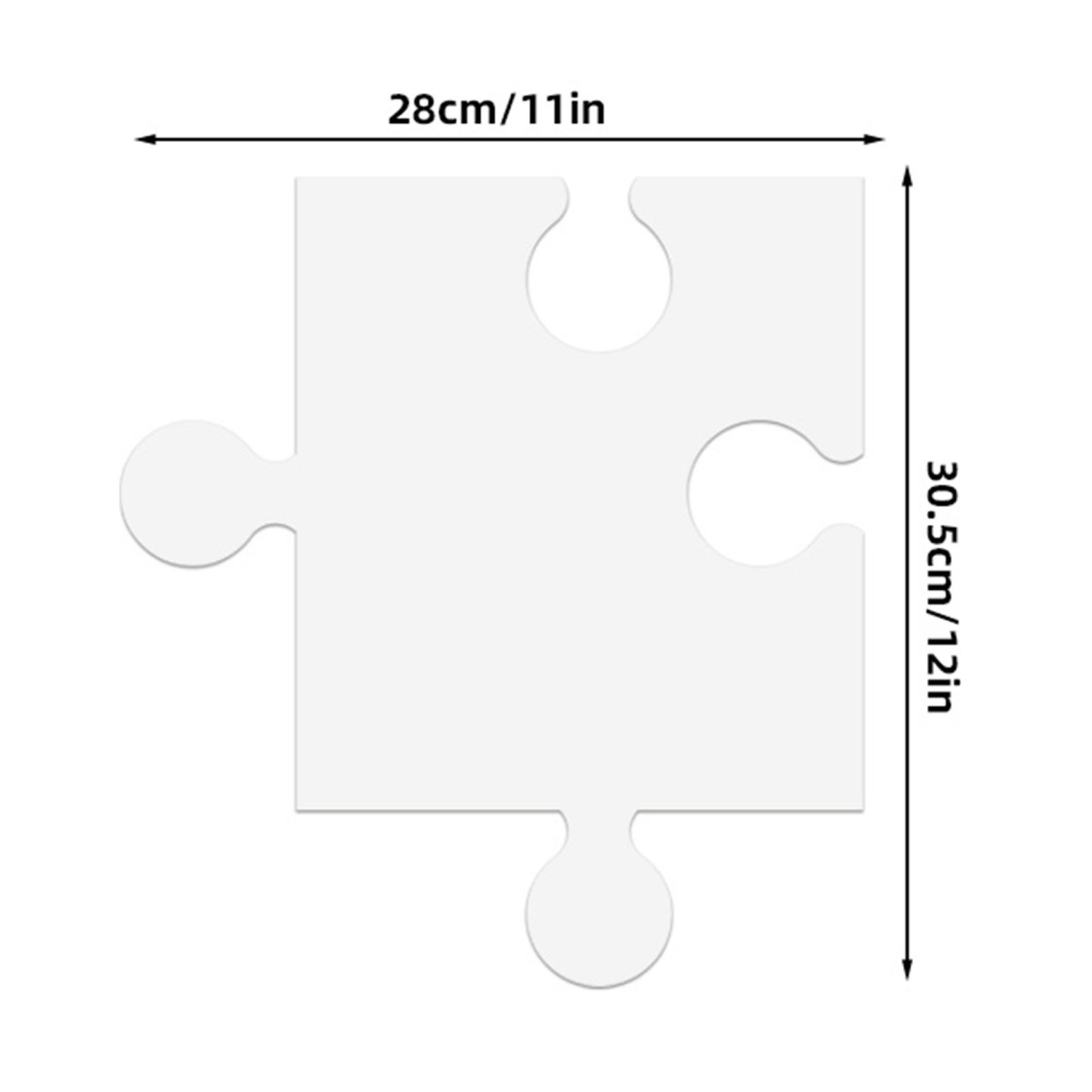 24Pcs White Cardboard Blank Ji – обзор и цена Puzzle Blank White