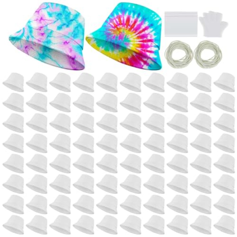 White cotton bucket hat for ti – обзор и цена Hat Sublimation Blank