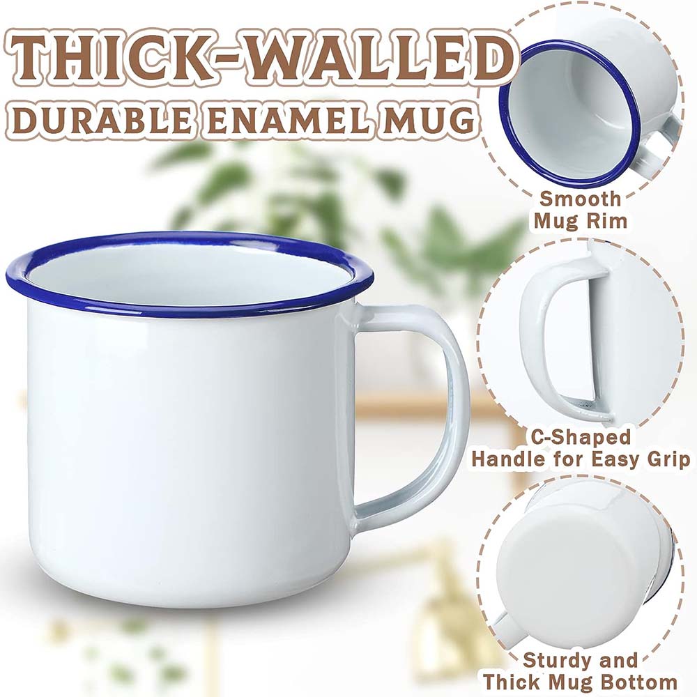 Mini Enamel Camping Coffee Mug – обзор и цена Sublimation Mug White